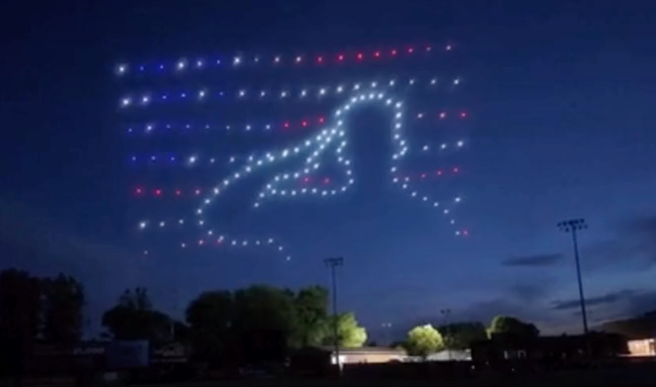 Drone Light Show Sunday Night at the Fair!